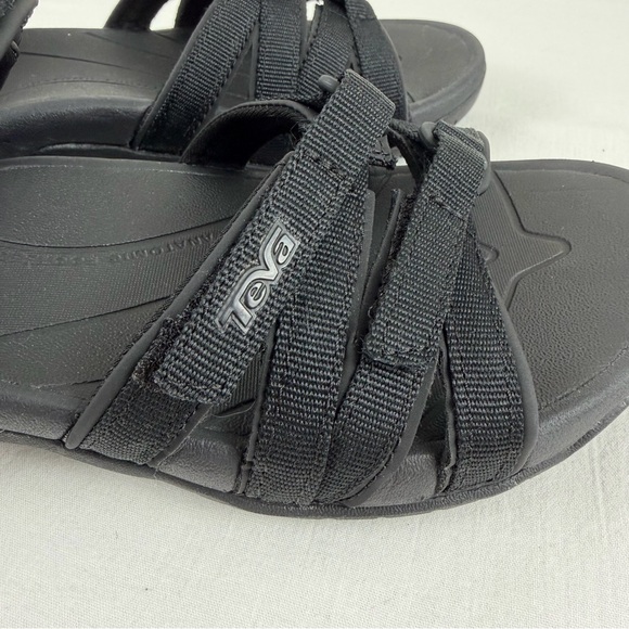 Teva Tirra Strappy Black Athletic Comfort Trail Water Sandals Size 7   4266‎ - Picture 11 of 15